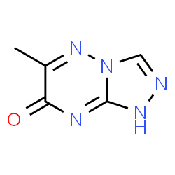 ChemSpider 2D Image | 6-Methyl[1,2,4]triazolo[4,3-b][1,2,4]triazin-7(1H)-one | C5H5N5O