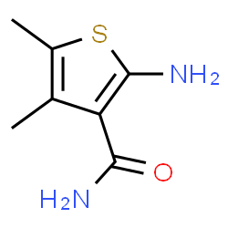 ChemSpider 2D Image | 2-Amino-4,5-dimethyl-3-thiophenecarboxamide | C7H10N2OS