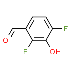 ChemSpider 2D Image | 2,4-Difluoro-3-hydroxybenzaldehyde | C7H4F2O2