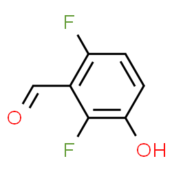 ChemSpider 2D Image | 2,6-Difluoro-3-hydroxybenzaldehyde | C7H4F2O2