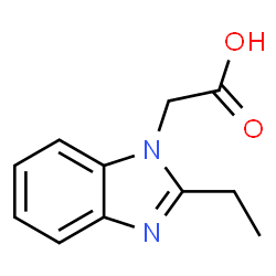 ChemSpider 2D Image | 1-Carboxymethyl-2-ethylbenzimidazole | C11H12N2O2