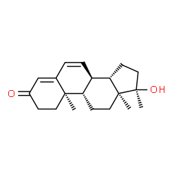 ChemSpider 2D Image | 17?-methyl-6,7-dehydrotestosterone | C20H28O2