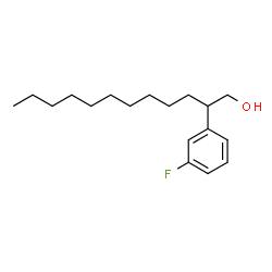 ChemSpider 2D Image | 2-(3-Fluorophenyl)-1-dodecanol | C18H29FO