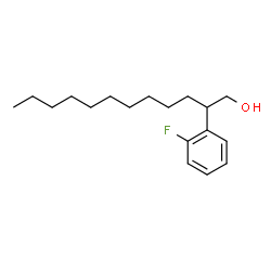 ChemSpider 2D Image | 2-(2-Fluorophenyl)-1-dodecanol | C18H29FO