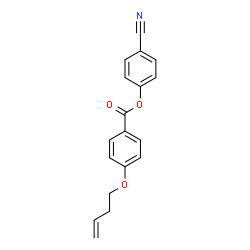 ChemSpider 2D Image | 4-Cyanophenyl 4-(3-Butenyloxy)benzoate | C18H15NO3