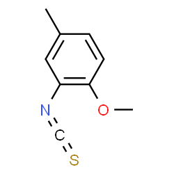 ChemSpider 2D Image | 2-Methoxy-5-methylphenyl isothiocyanate | C9H9NOS