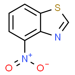 ChemSpider 2D Image | 4-Nitrobenzothiazole | C7H4N2O2S