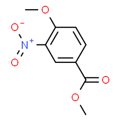 ChemSpider 2D Image | Methyl 4-methoxy-3-nitrobenzoate | C9H9NO5