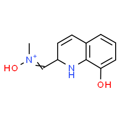 ChemSpider 2D Image | N-Hydroxy(8-hydroxy-1,2-dihydro-2-quinolinyl)-N-methylmethaniminium | C11H13N2O2