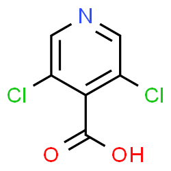 ChemSpider 2D Image | 3,5-DICHLOROISONICOTINIC ACID | C6H3Cl2NO2