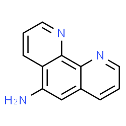 ChemSpider 2D Image | 1,10-Phenanthrolin-5-amine | C12H9N3