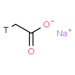 ChemSpider 2D Image | Sodium (2-~3~H_1_)acetate | C2H2TNaO2
