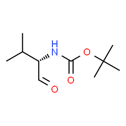ChemSpider 2D Image | (S)-tert-Butyl (3-methyl-1-oxobutan-2-yl)carbamate | C10H19NO3