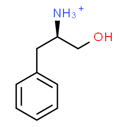 ChemSpider 2D Image | (2R)-1-Hydroxy-3-phenyl-2-propanaminium | C9H14NO