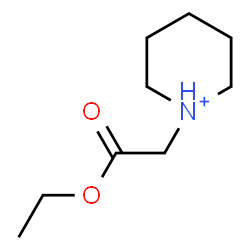 ChemSpider 2D Image | 1-(2-Ethoxy-2-oxoethyl)piperidinium | C9H18NO2