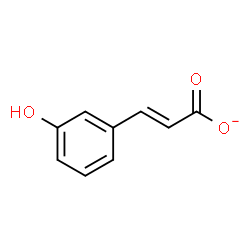 ChemSpider 2D Image | 3-Hydroxycinnamate | C9H7O3