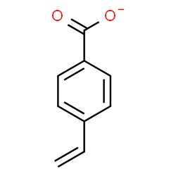 ChemSpider 2D Image | 4-Vinylbenzoate | C9H7O2