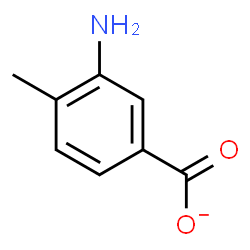 ChemSpider 2D Image | 3-Amino-4-methylbenzoate | C8H8NO2