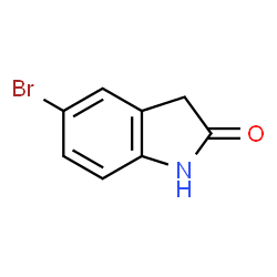 ChemSpider 2D Image | 5-Bromooxindole | C8H6BrNO