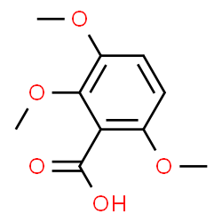 ChemSpider 2D Image | 2,3,6-Trimethoxybenzoic acid | C10H12O5