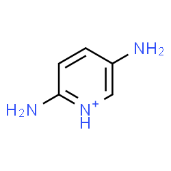 ChemSpider 2D Image | 2,5-Diaminopyridinium | C5H8N3