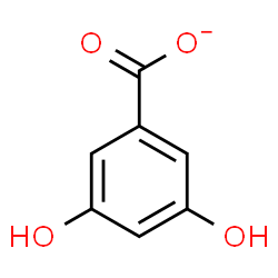 ChemSpider 2D Image | 3,5-Dihydroxybenzoate | C7H5O4