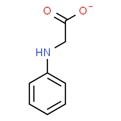 ChemSpider 2D Image | Anilinoacetate | C8H8NO2