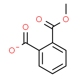 ChemSpider 2D Image | 2-(Methoxycarbonyl)benzoate | C9H7O4