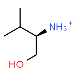 ChemSpider 2D Image | (2R)-1-Hydroxy-3-methyl-2-butanaminium | C5H14NO