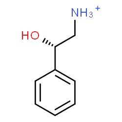 ChemSpider 2D Image | (2S)-2-Hydroxy-2-phenylethanaminium | C8H12NO