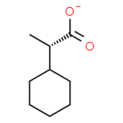 ChemSpider 2D Image | (2S)-2-Cyclohexylpropanoate | C9H15O2