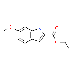 ChemSpider 2D Image | Ethyl 6-methoxy-1H-indole-2-carboxylate | C12H13NO3