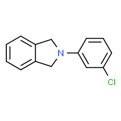 ChemSpider 2D Image | 2-(3-Chlorophenyl)isoindoline | C14H12ClN