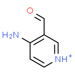ChemSpider 2D Image | 4-Amino-3-formylpyridinium | C6H7N2O