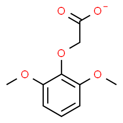 ChemSpider 2D Image | (2,6-Dimethoxyphenoxy)acetate | C10H11O5