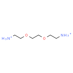 ChemSpider 2D Image | 2,2'-[1,2-Ethanediylbis(oxy)]diethanaminium | C6H18N2O2