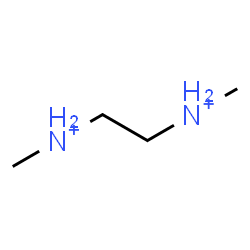 ChemSpider 2D Image | N,N'-Dimethyl-1,2-ethanediaminium | C4H14N2