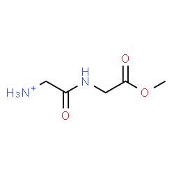 ChemSpider 2D Image | 2-[(2-Methoxy-2-oxoethyl)amino]-2-oxoethanaminium | C5H11N2O3
