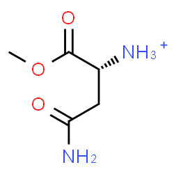 ChemSpider 2D Image | (2R)-4-Amino-1-methoxy-1,4-dioxo-2-butanaminium | C5H11N2O3