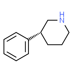 ChemSpider 2D Image | (R)-3-phenylpiperidine | C11H15N