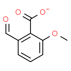 ChemSpider 2D Image | 2-Formyl-6-methoxybenzoate | C9H7O4