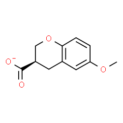 ChemSpider 2D Image | (3R)-6-Methoxy-3-chromanecarboxylate | C11H11O4