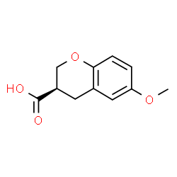 ChemSpider 2D Image | (R)-6-METHOXYCHROMAN-3-CARBOXYLIC ACID | C11H12O4