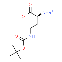 ChemSpider 2D Image | (2S)-2-amino-4-{[(tert-butoxy)carbonyl]amino}butanoic acid | C9H18N2O4