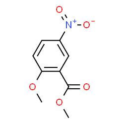 ChemSpider 2D Image | Methyl 2-methoxy-5-nitrobenzoate | C9H9NO5
