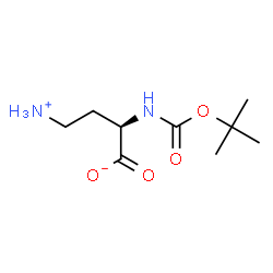 ChemSpider 2D Image | Boc-D-Dab-OH | C9H18N2O4