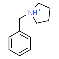 ChemSpider 2D Image | 1-Benzylpyrrolidinium | C11H16N