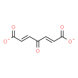 ChemSpider 2D Image | (2E,5E)-4-Oxo-2,5-heptadienedioate | C7H4O5