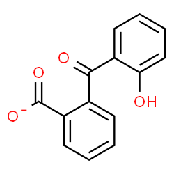 ChemSpider 2D Image | 2-(2-Hydroxybenzoyl)benzoate | C14H9O4