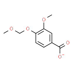 ChemSpider 2D Image | 3-Methoxy-4-(methoxymethoxy)benzoate | C10H11O5